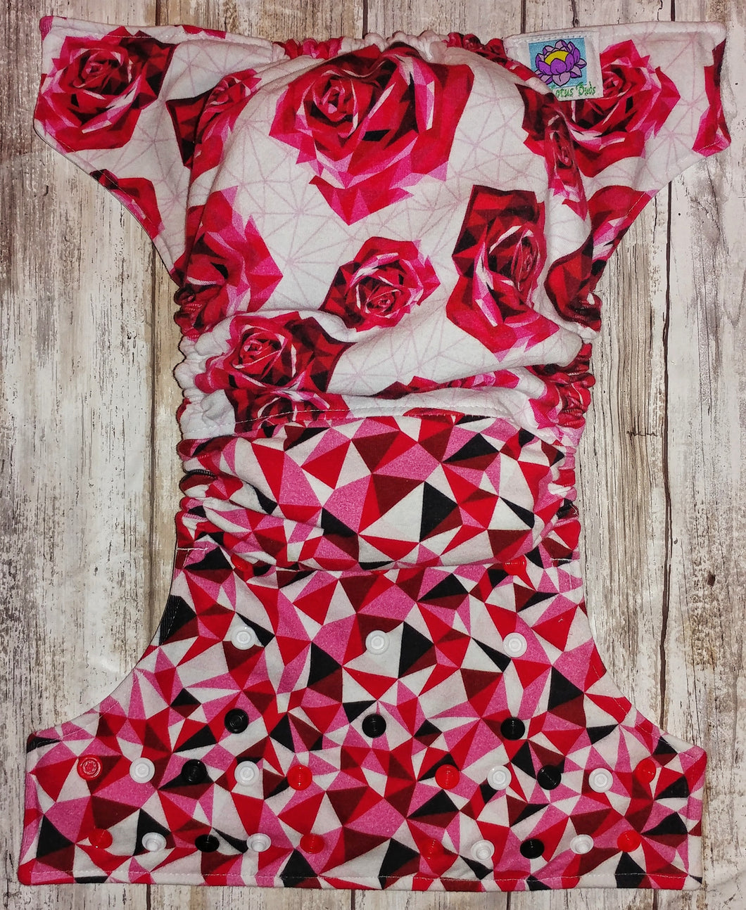 Geometric Roses Wipeable Cover