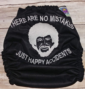 There Are No Mistakes Just Happy Accidents Embroidered Cover